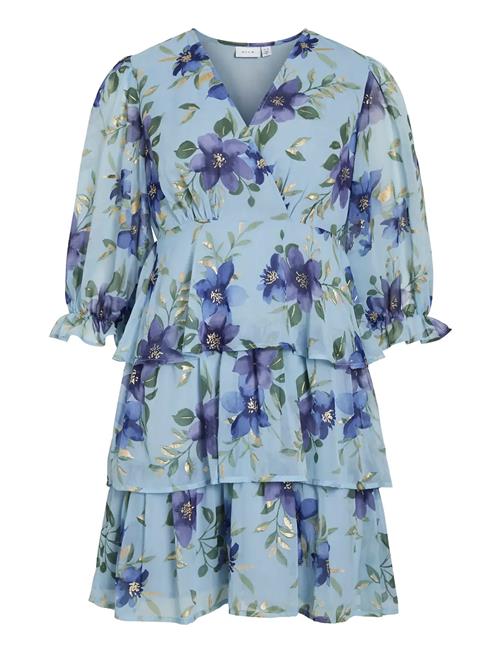 Vila | Vimagnolia 3/4 -Neck Short Dress/Dc/Ka | 36