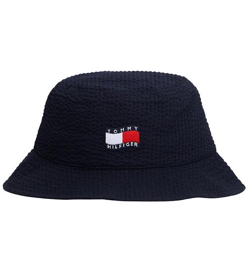 Tommy Hilfiger Bøllehat - Wavy Flag - Space BlueBlue