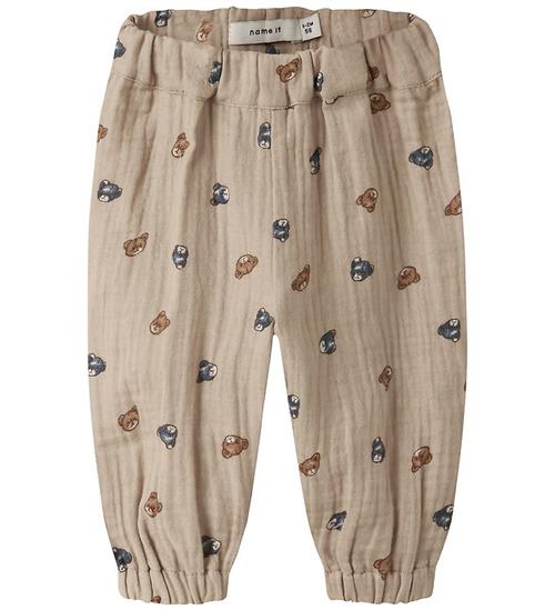 Name It Bukser - Musselin - NbmDutty - Chateau Gray