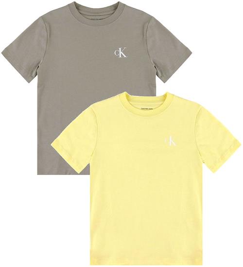 Calvin Klein T-shirts - 2-pak - Monogram - French Vanilla