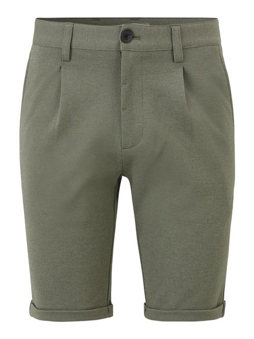 Lindbergh Bukser med lægfolder  grøn