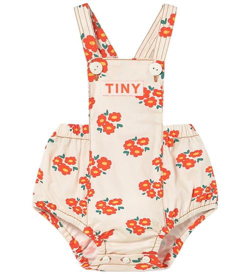 Tiny Cottons Smækbukser - Twill - Blossoms - Off-white