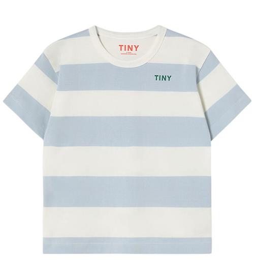 Tiny Cottons T-shirt - Stripes - Washed Blue