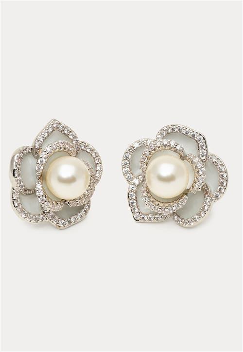 LILY AND ROSE Coco Rose Earrings - Ivory Mist