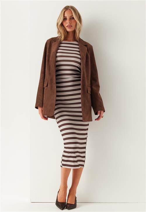 BUBBLEROOM Long Sleeve Midi Dress