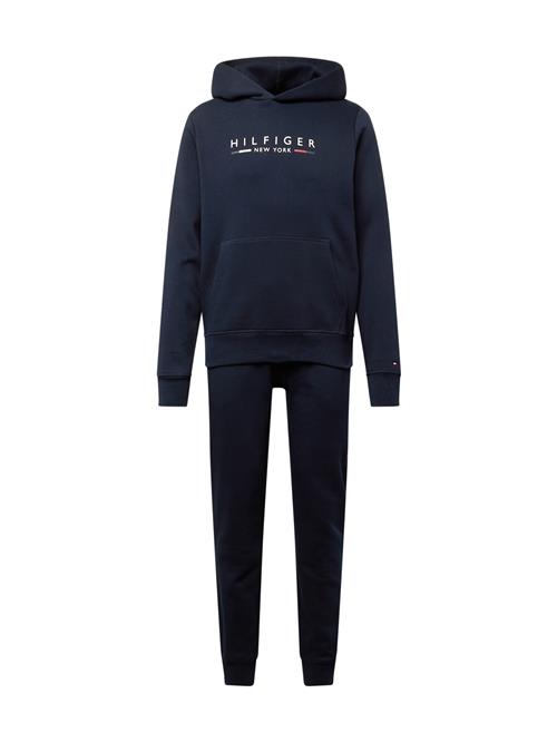 TOMMY HILFIGER Joggingdragt  marin / rød / hvid