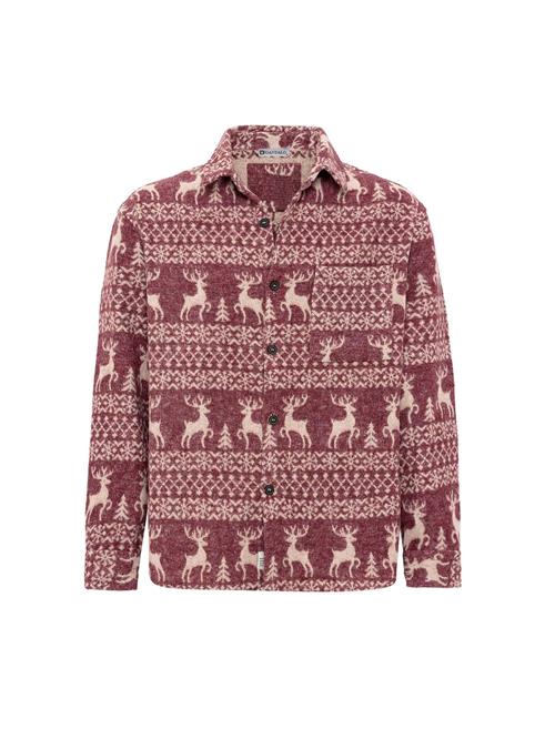 Dandalo Skjorte  lysebeige / rød