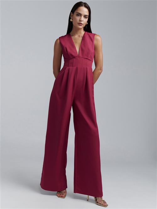 BWLDR Jumpsuit 'Romance'  rød