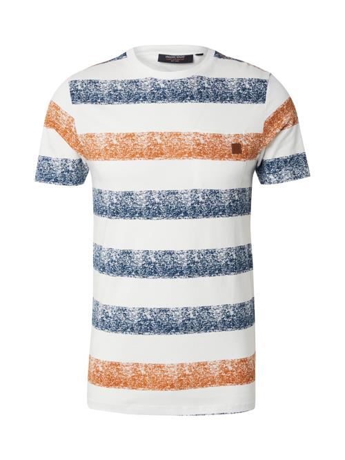 INDICODE JEANS Bluser & t-shirts 'Hernandez'  marin / cognac / hvid