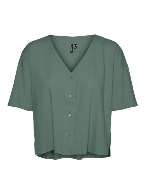 Se VERO MODA Bluse 'VMJesmilo'  mørkegrøn hos About You