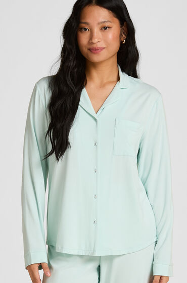 Hunkemöller Langærmet jerseyjakke Essential Blå