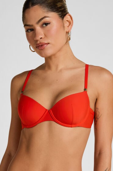 Hunkemöller Luksus Bøjle Bikini Top med Polstring Rød