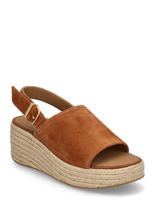FitFlop | Platfforms  Espadrille Suede Wedge B/Strap Sandals | 40