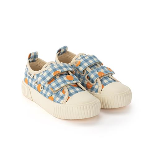 Kuling Madrid Canvas Sneakers Dove Blue Check  Dove Blue Check 26 EU  Blå  26 EU  unisex