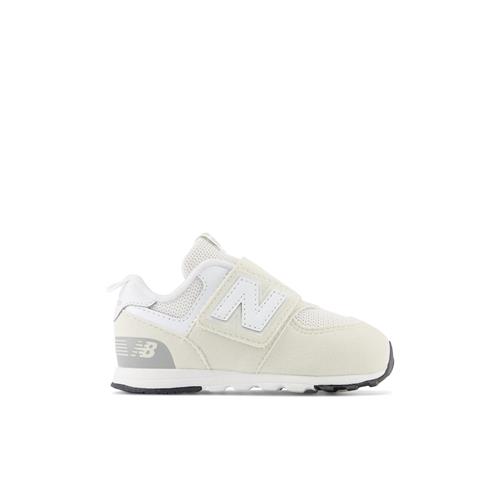 New Balance 574 Kids NEW-B Hook & Loop Sneakers Nimbus Cloud  Nimbus Cloud 22.5 EU  Grå  22.5 EU  mand