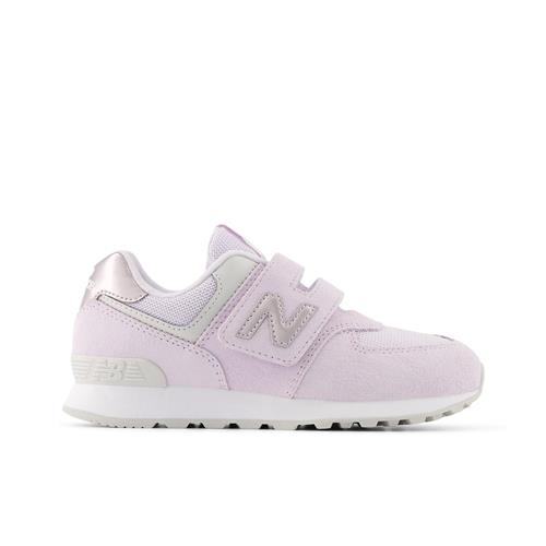 New Balance 574 Kids Hook & Loop Sneakers Taro  Taro 35 EU  Lyserød  35 EU  kvinde