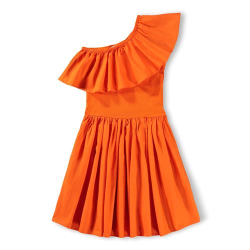 Molo GOTS Chloey Kjole Love  Love 134/140 cm  Orange.  134/140 cm  kvinde