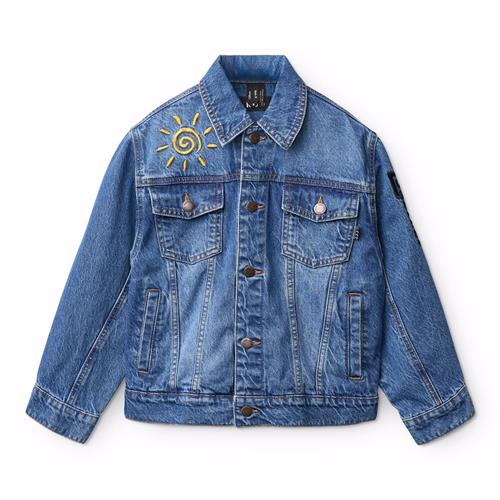 Molo Honore Jeans-jakke True Blue  True Blue 152 cm  Blå  152 cm  mand