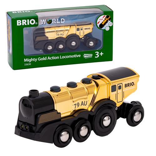 BRIO Mighty Gold Action-lokomotiv Multicolor  Multicolor One Size  Sort  One Size 3 Y+ unisex
