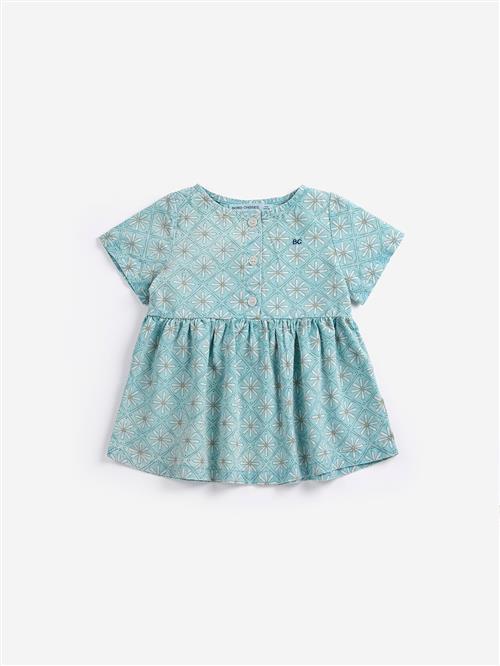 Bobo Choses Daisy Mosaic All Over Kjole Light Blue  Light Blue 12 months  Blå  12 måneder  kvinde