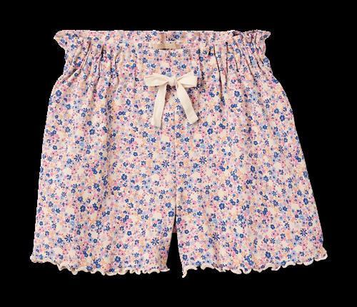 Wheat Shorts Ina Pink Blue Flowers Pink Blue Flowers 92 cm  Lyserød  92 cm  kvinde