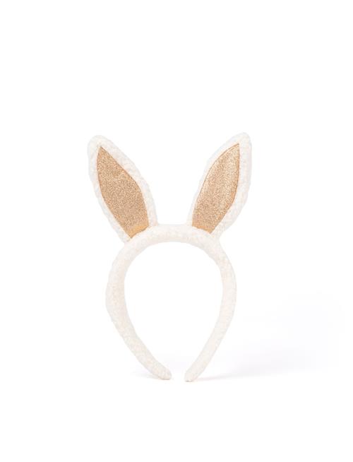 Teddykompaniet Pandebånd Bunny White  White One Size  Hvid  One Size  kvinde