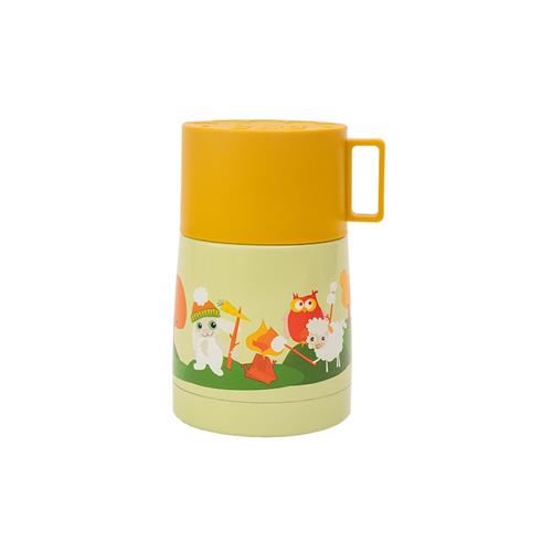 Blafre Madkrukke 500 Ml Hiking Bunny  Green/yellow-Onesize  Gul  One Size  unisex