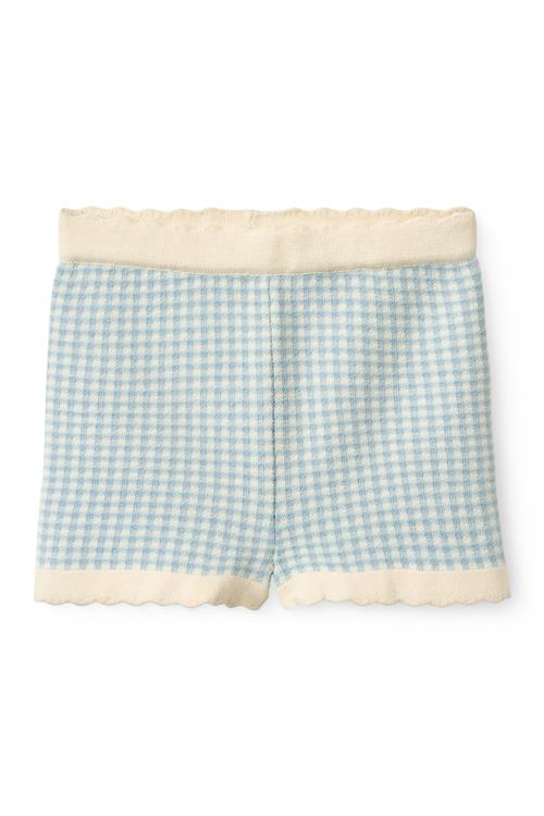 Copenhagen Colors Shorts Dusty Blue Check  Dusty Blue Check 104 cm    104 cm  kvinde