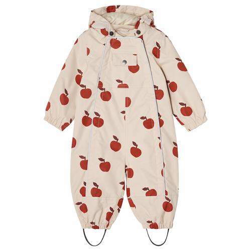 Kuling Milano Overtræksdragt Med Skal Foggy White Big Apple  98 cm Shell Hvid  98 cm  unisex