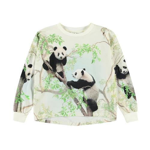 Molo Reniza Long-Sleeved T-Shirt Cuteness 128 cm  Grøn  128 cm  kvinde