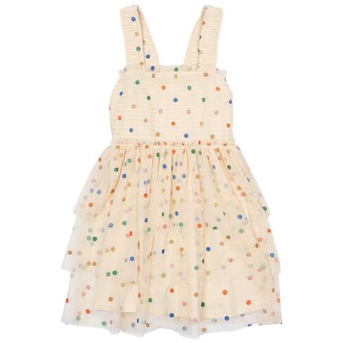 The New Naria Kjole White Swan White Swan 7-8 Y  Creme  7-8 år  kvinde