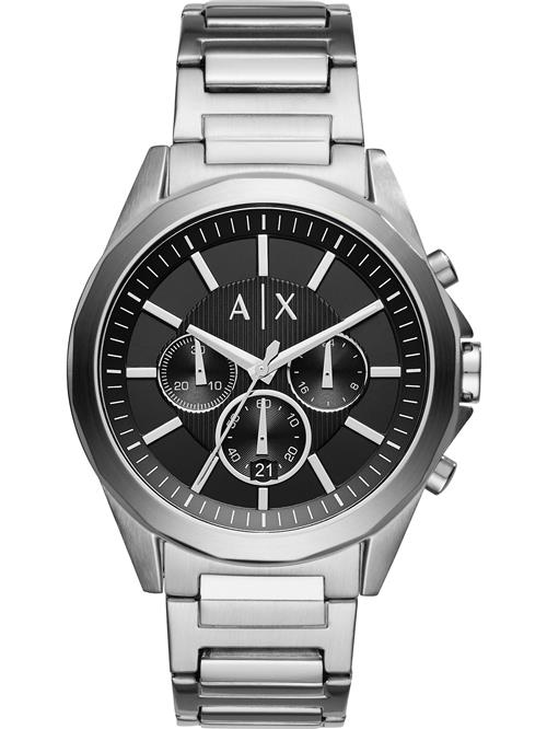 ARMANI EXCHANGE Analogt ur  sort / sølv