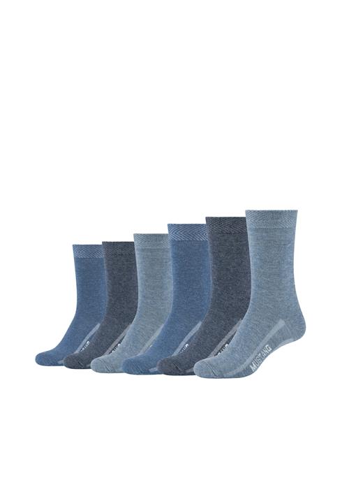 MUSTANG Sokker  røgblå / himmelblå / mørkeblå / hvid