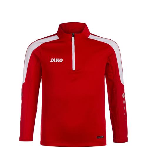 JAKO Sportsweatshirt 'Power'  rød / hvid