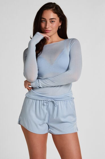 Hunkemöller Satinshorts Ayla Blå