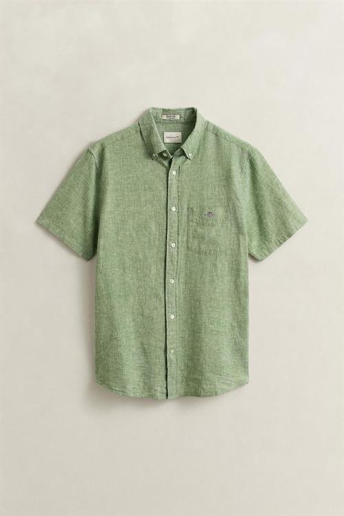 REG COTTON LINEN SS SHIRT