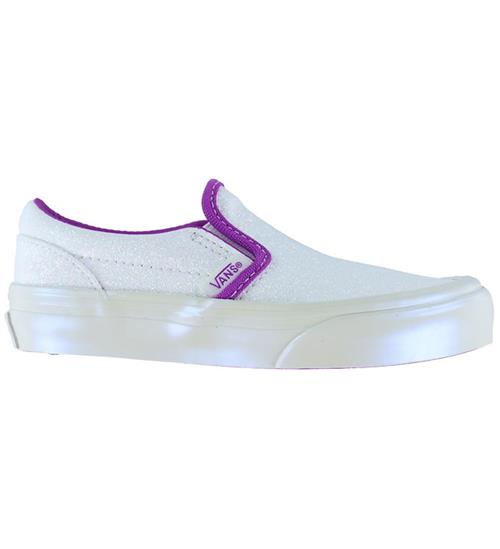 Vans Sko - Classic Slip-On - White/Purple