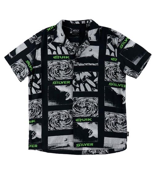 Quiksilver Skjorte - Viskose - Mercury Tube Black