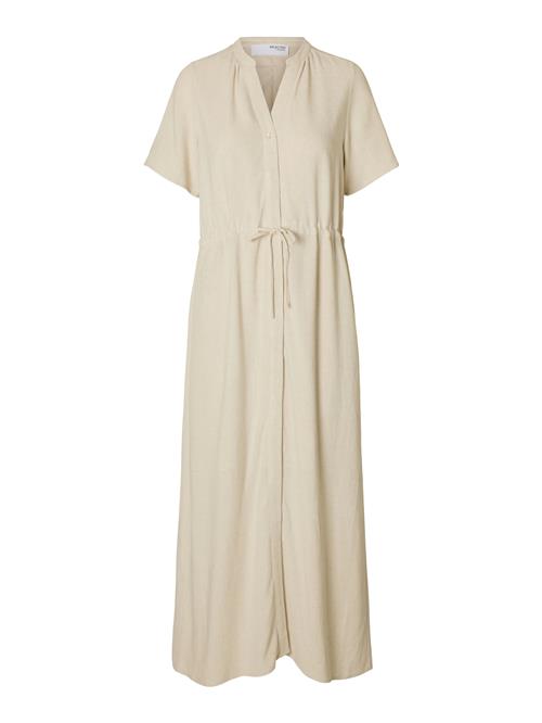 SELECTED Blusekjole 'SLFVIVA-DAMINA'  creme
