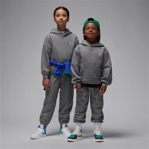 Jordan Brooklyn Fleece-hættetrøjesæt i to dele til mindre børn - grå