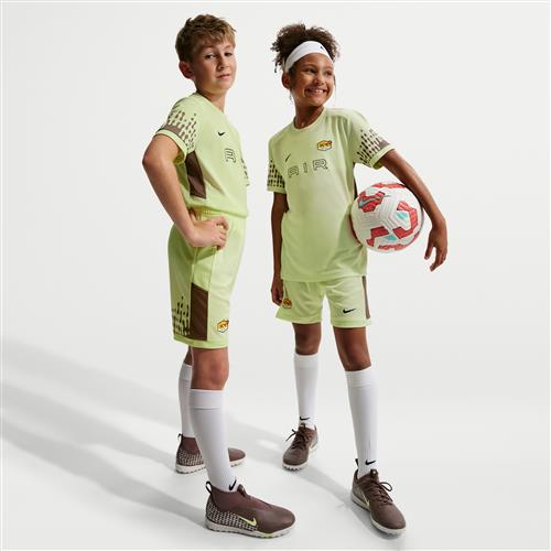 Kylian Mbappé Academy-Dri-FIT-fodboldshorts til større børn - grøn