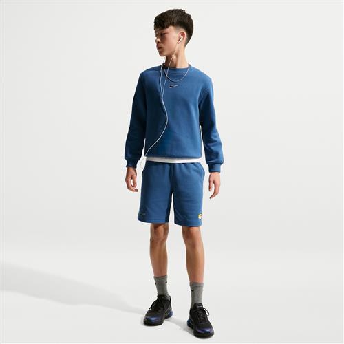Kylian Mbappé Club Fleece Football-shorts til større børn - blå