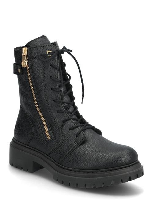 Rieker | Rieker Ladies Mid Height Boots 72640-00 Black | 41