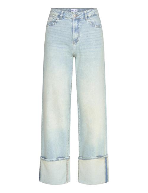 Pieces | Pcsilke Mw Fold Up Denim Jeans | 31 x 32