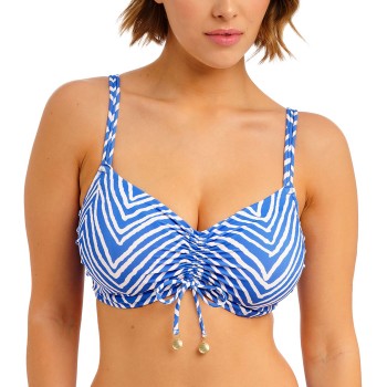 Freya Fiji Falls Bralette Bikini Top Hvid/Blå G 75 Dame