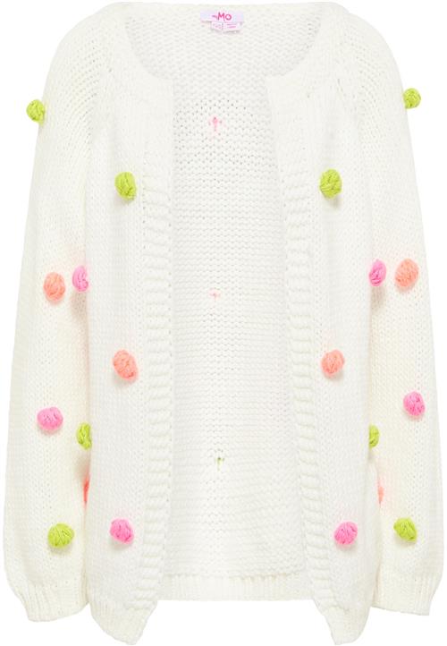 MYMO Cardigan  lysegrøn / lys pink / lys rød / uldhvid