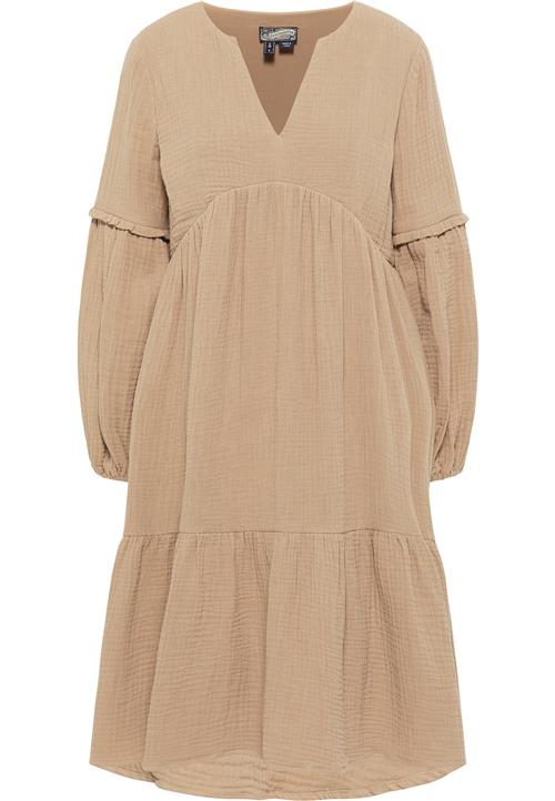 DreiMaster Vintage Kjole  mørkebeige