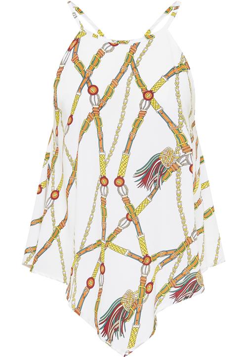 faina Overdel  gul / burgunder / hvid