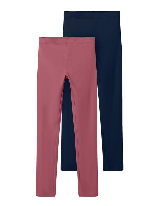 NAME IT Leggings 'NKFVivian'  mørkeblå / gammelrosa