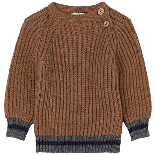 1+ in the family Strikket trøje Caramel 18 Months  Brun  18 måneder  unisex